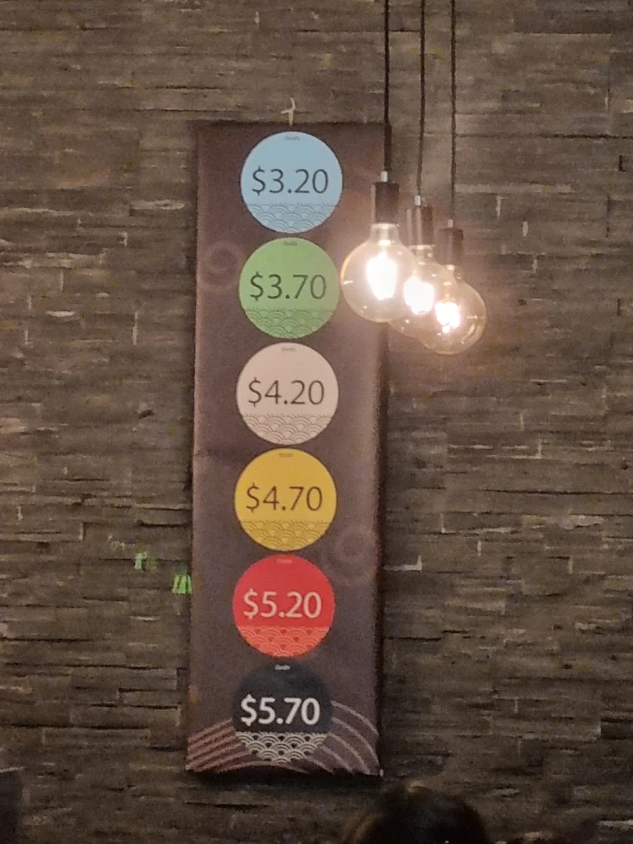 Menu, iSushi