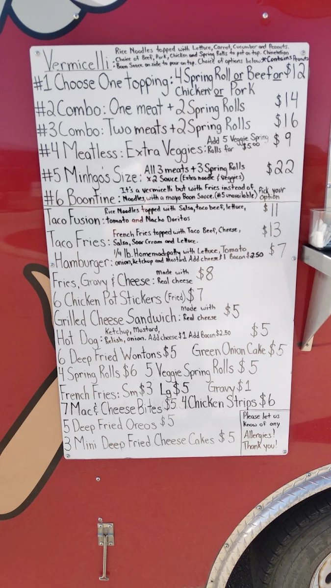 Menu, Minhgo's Way
