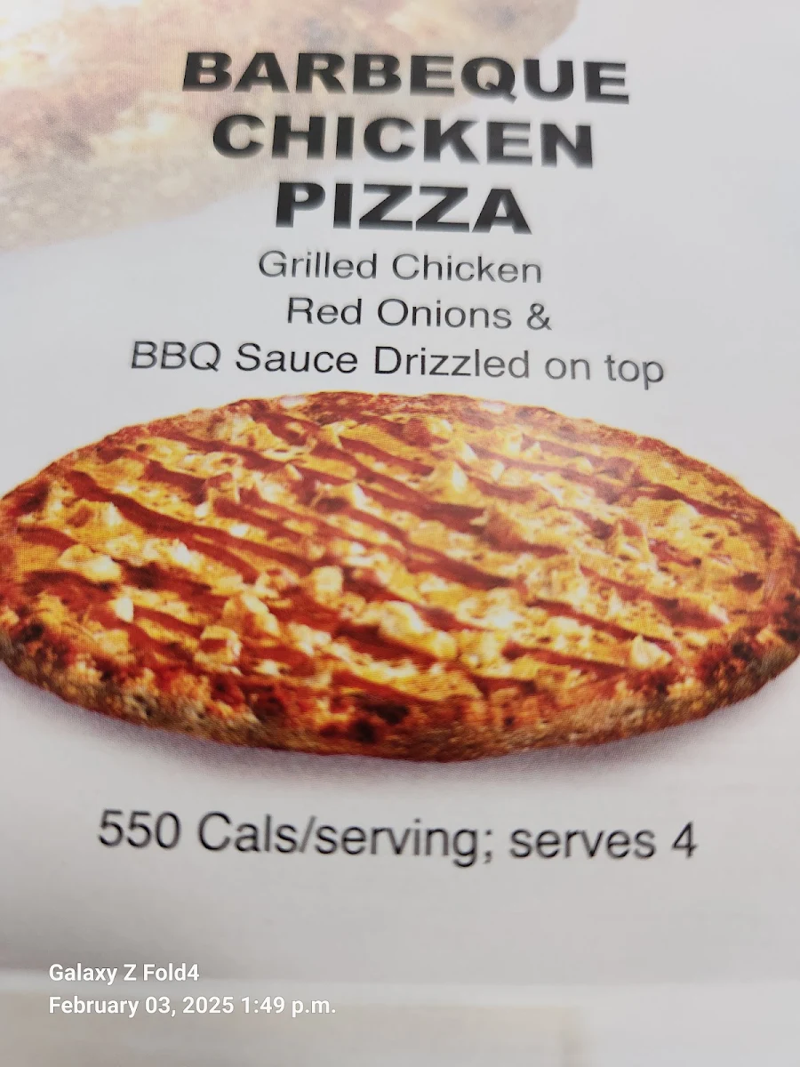 Menu, Twice The Deal Pizza