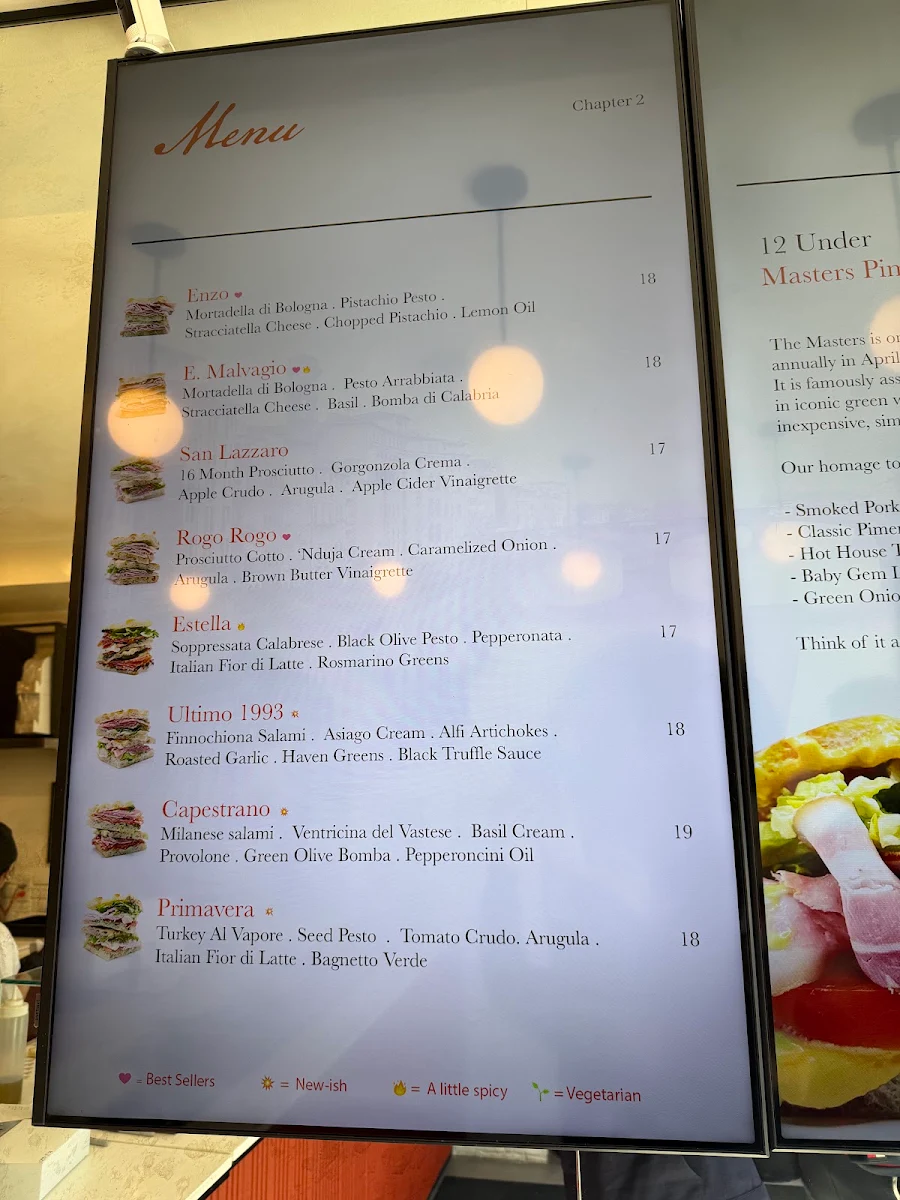 Menu, Ariete E Toro