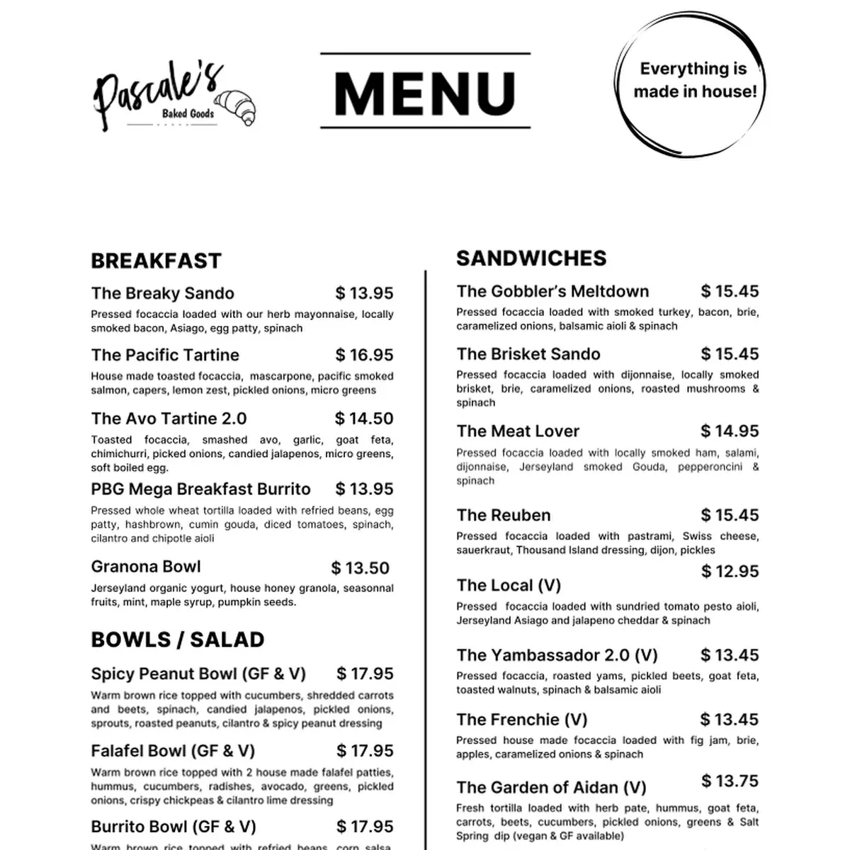 Menu photo 1