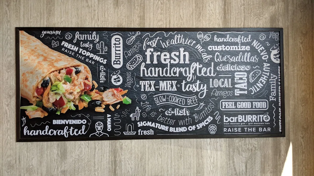 Menu, barBURRITO