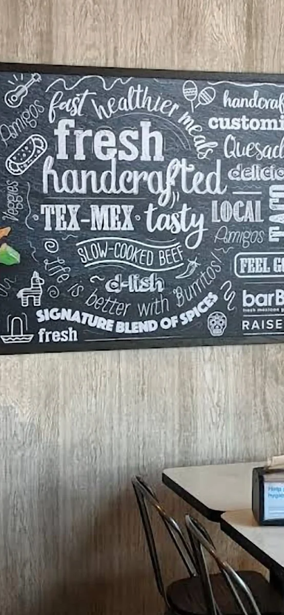 Menu, barBURRITO