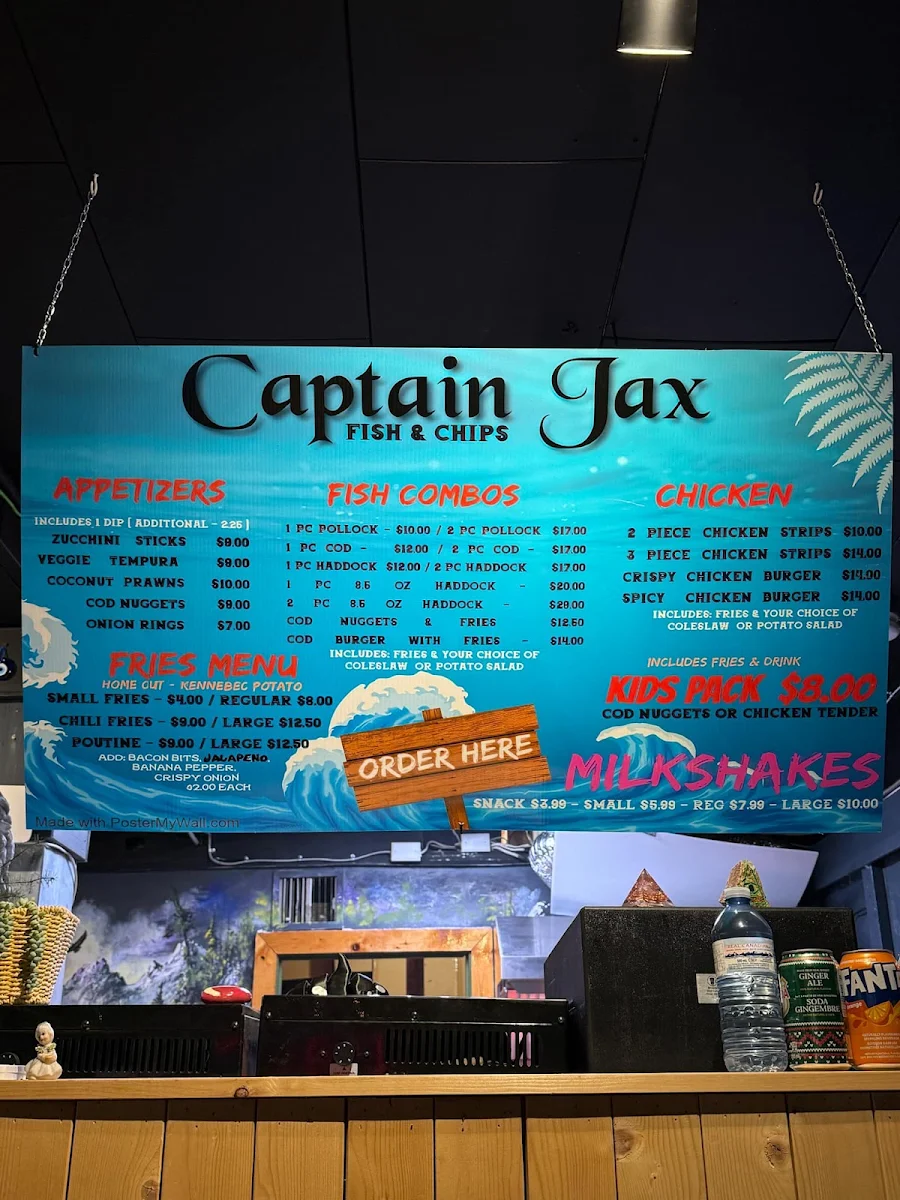 Menu, Cthulhu's - Fish & Chips