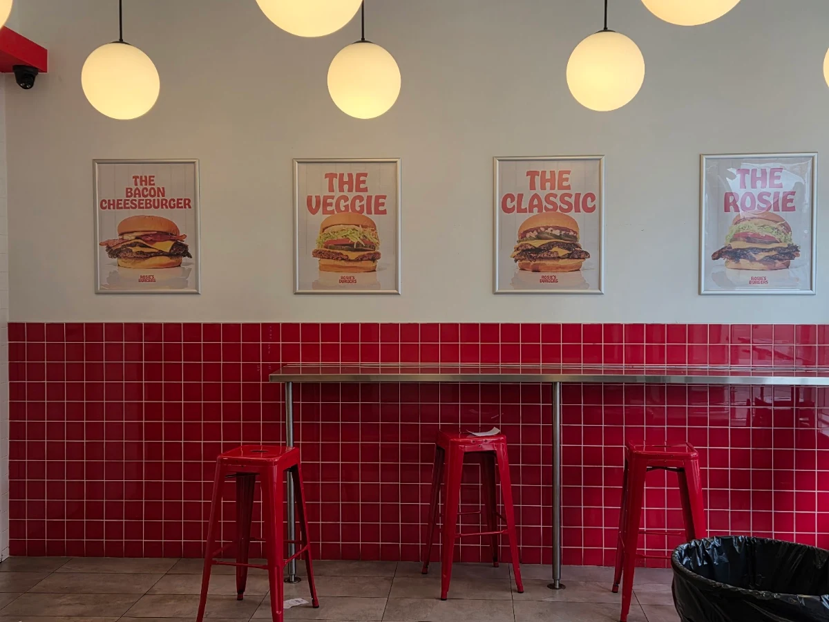 Menu, Rosie’s Burgers - 8th Street