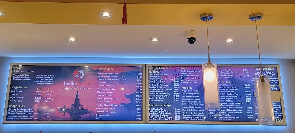 Menu, Hakkalicious