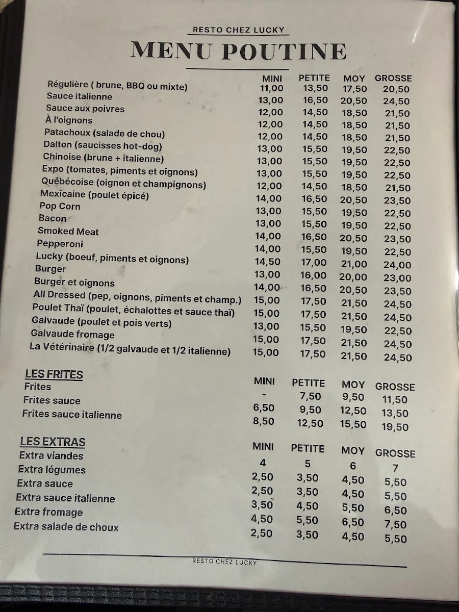 Menu photo 1