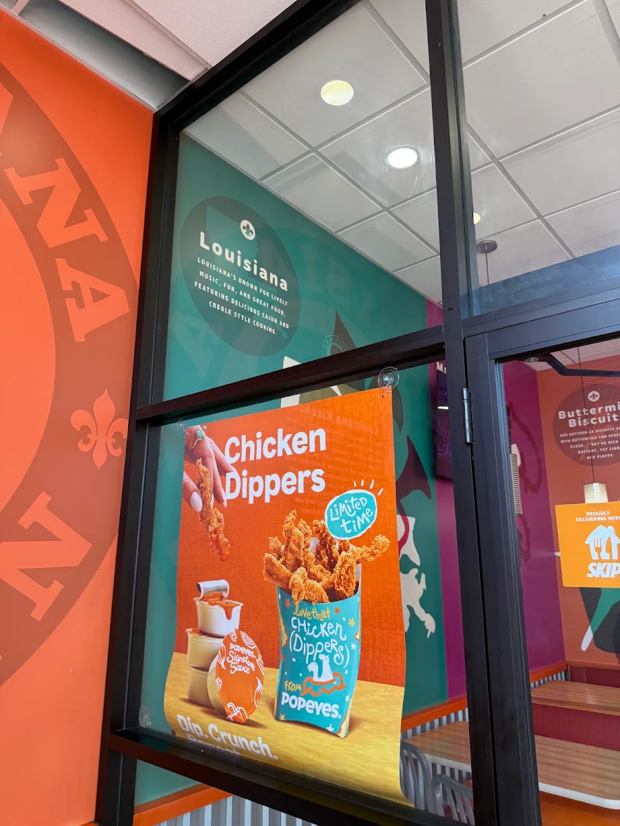 Menu, Popeyes Louisiana Kitchen