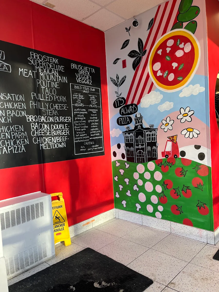 Menu, Papa's Pizza Land