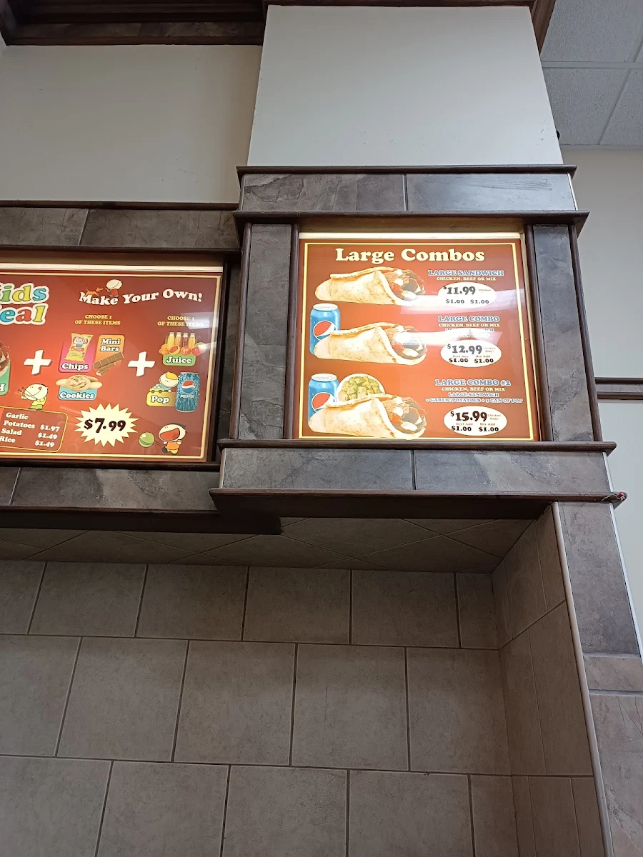 Menu, Mr Shawarma Restaurant (Kanata)