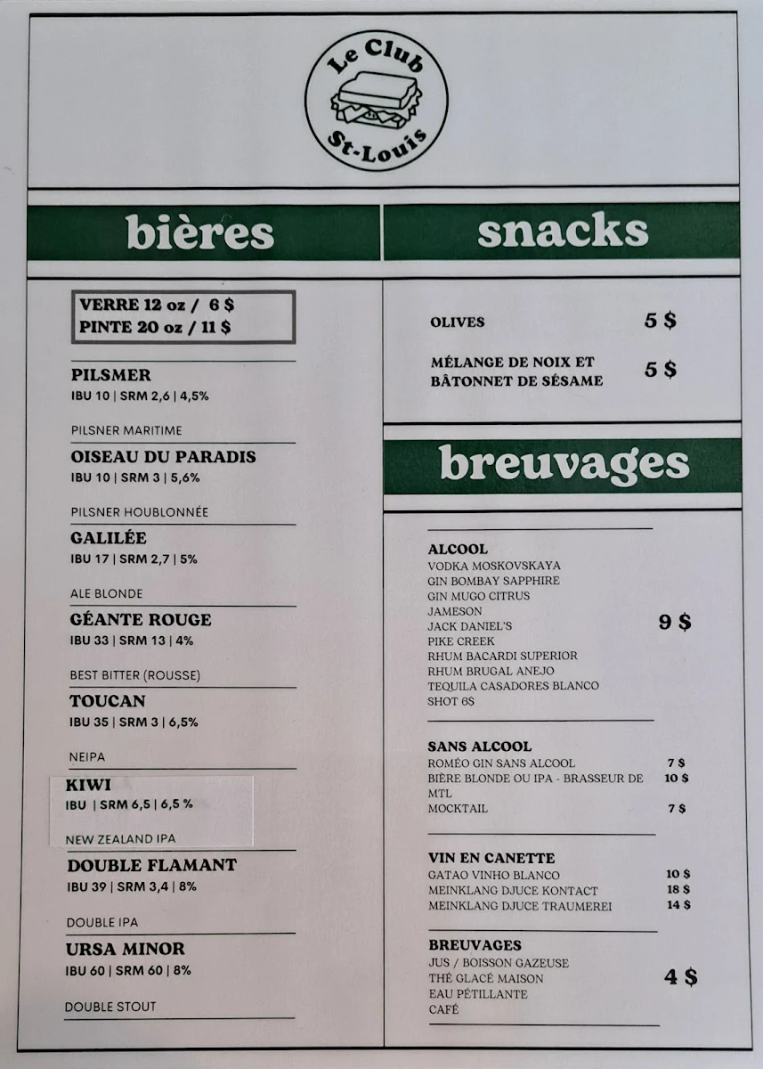 Menu photo 1