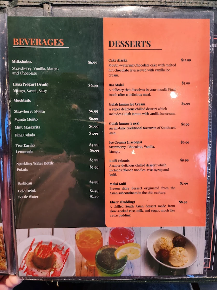 Menu, Karahi Point Windsor
