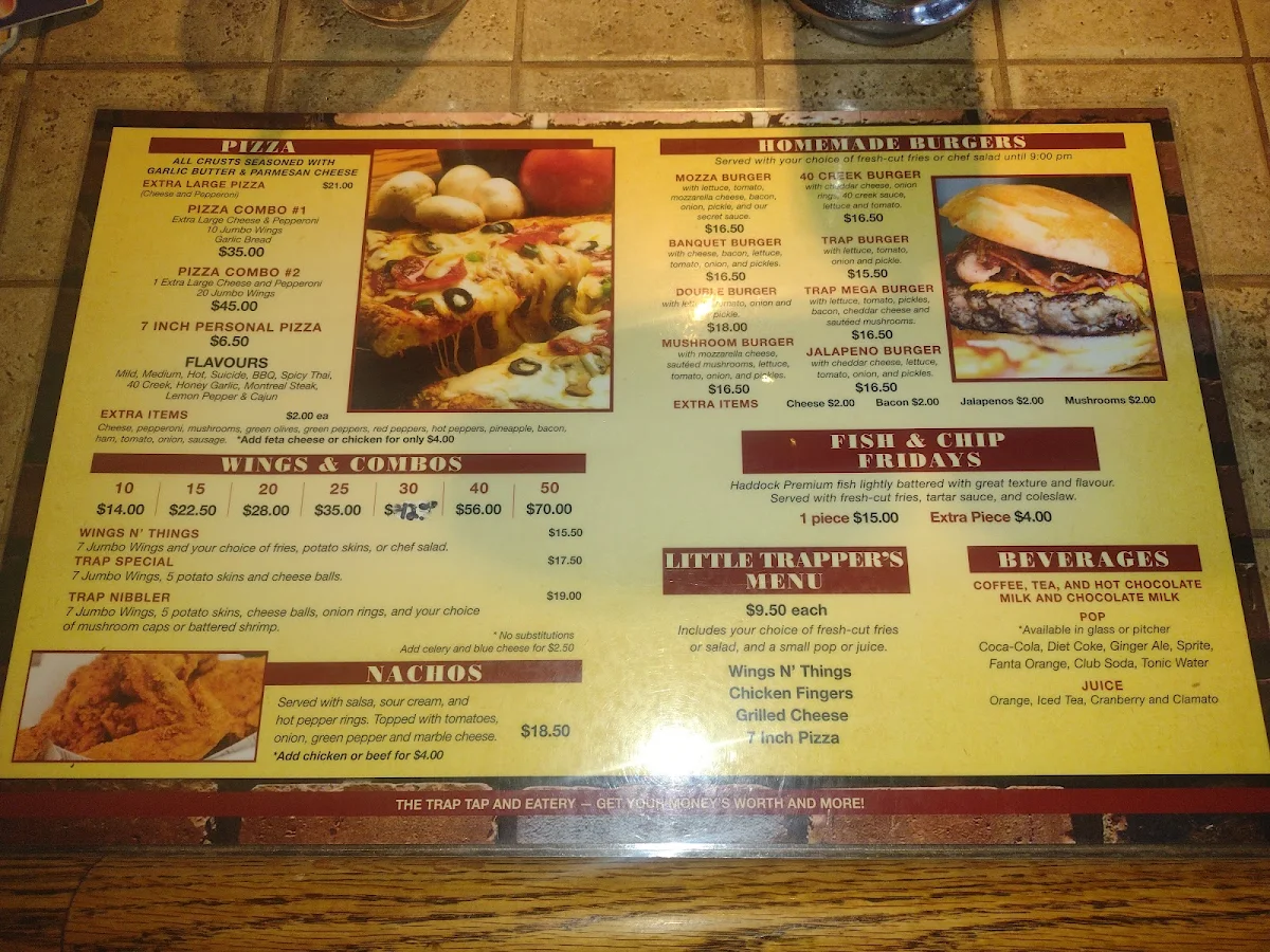Menu, The Trap