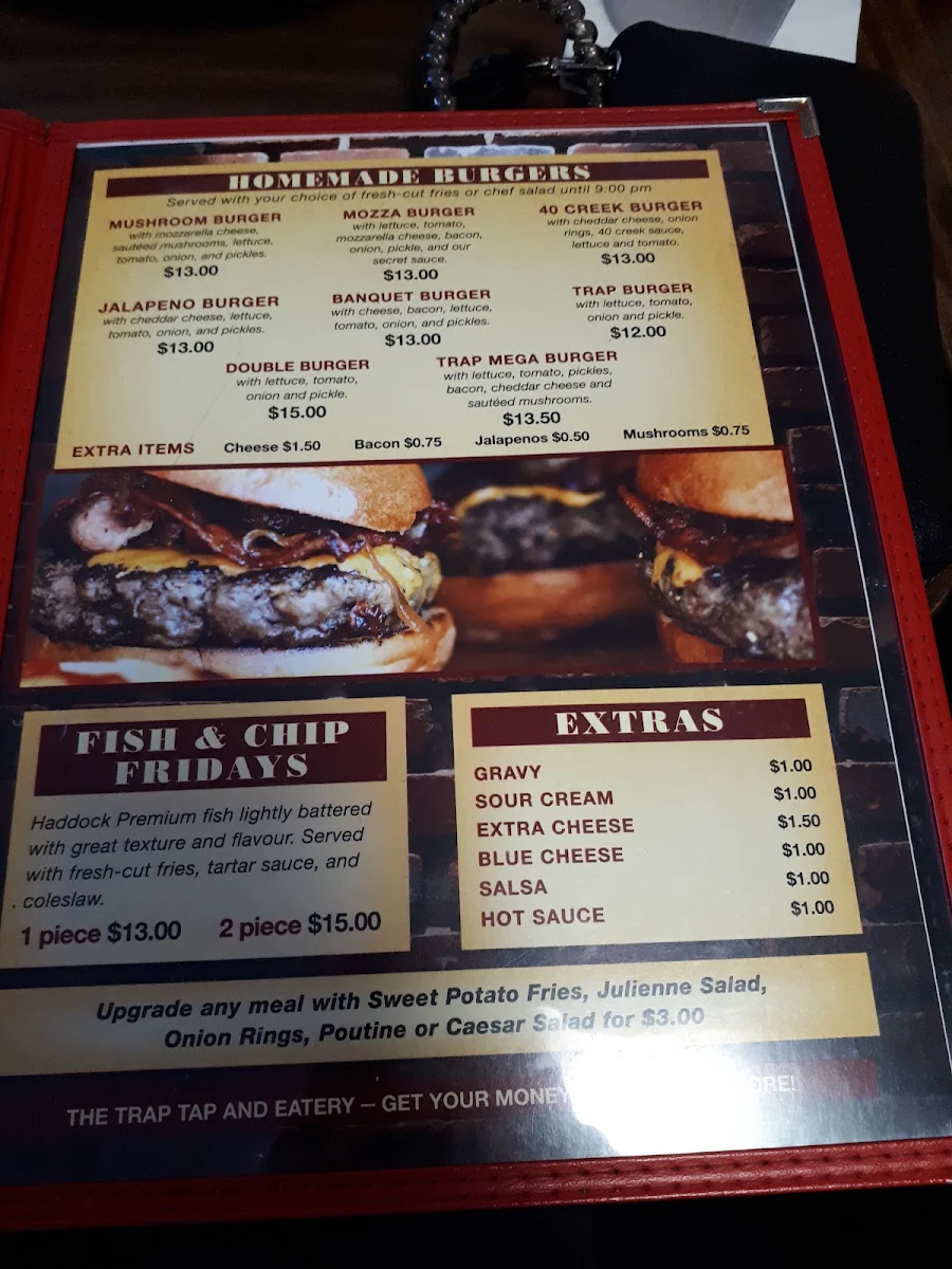 Menu, The Trap