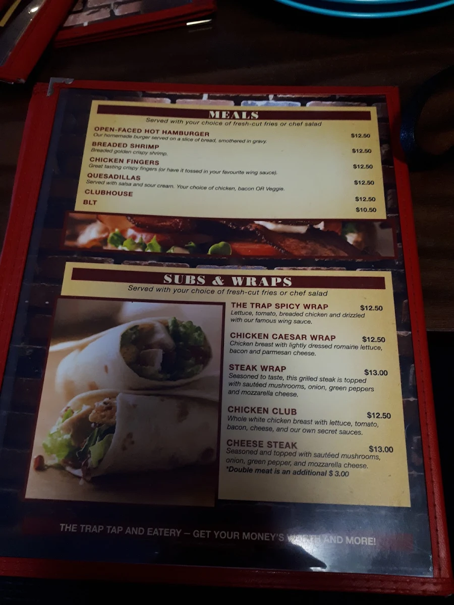 Menu, The Trap