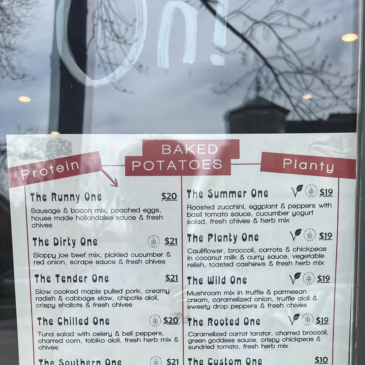 Menu, Scrape