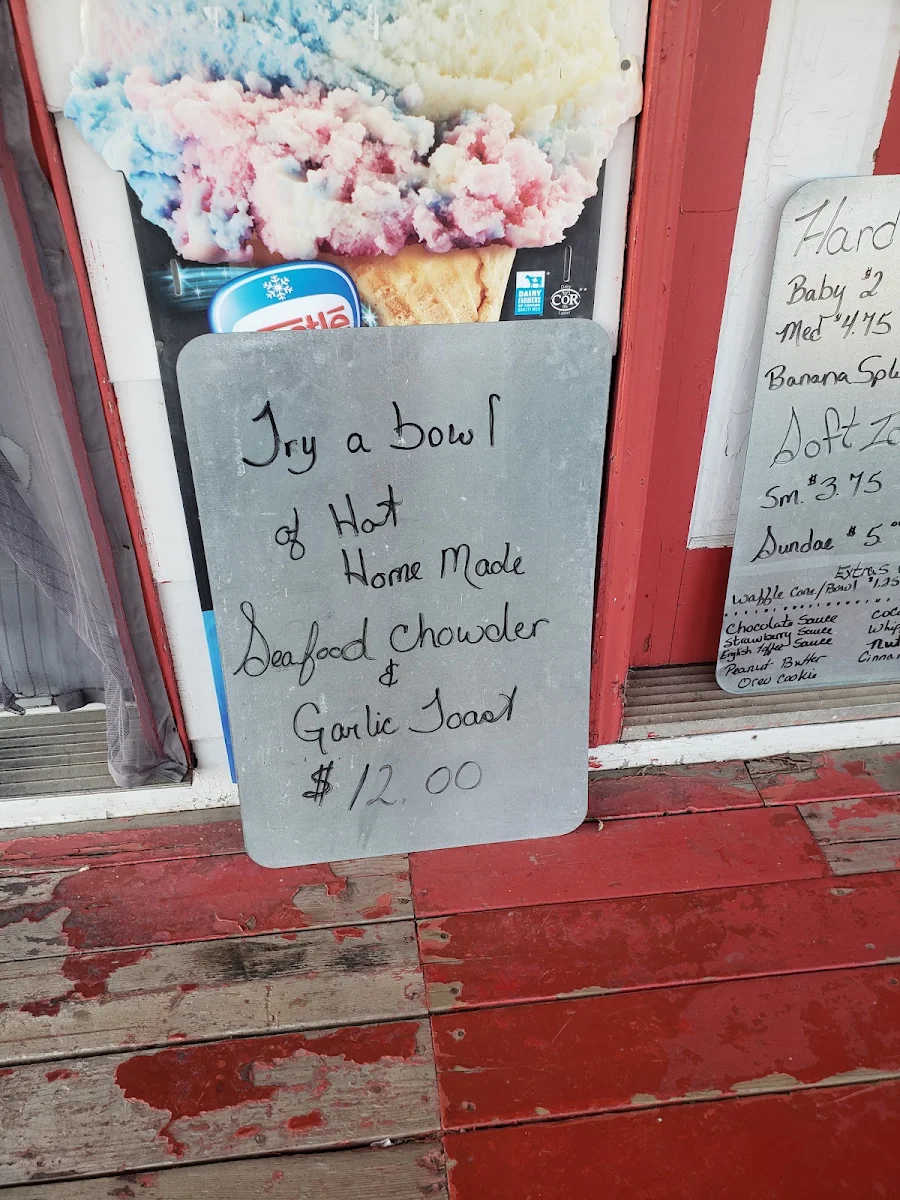 Menu, Dairy Delight