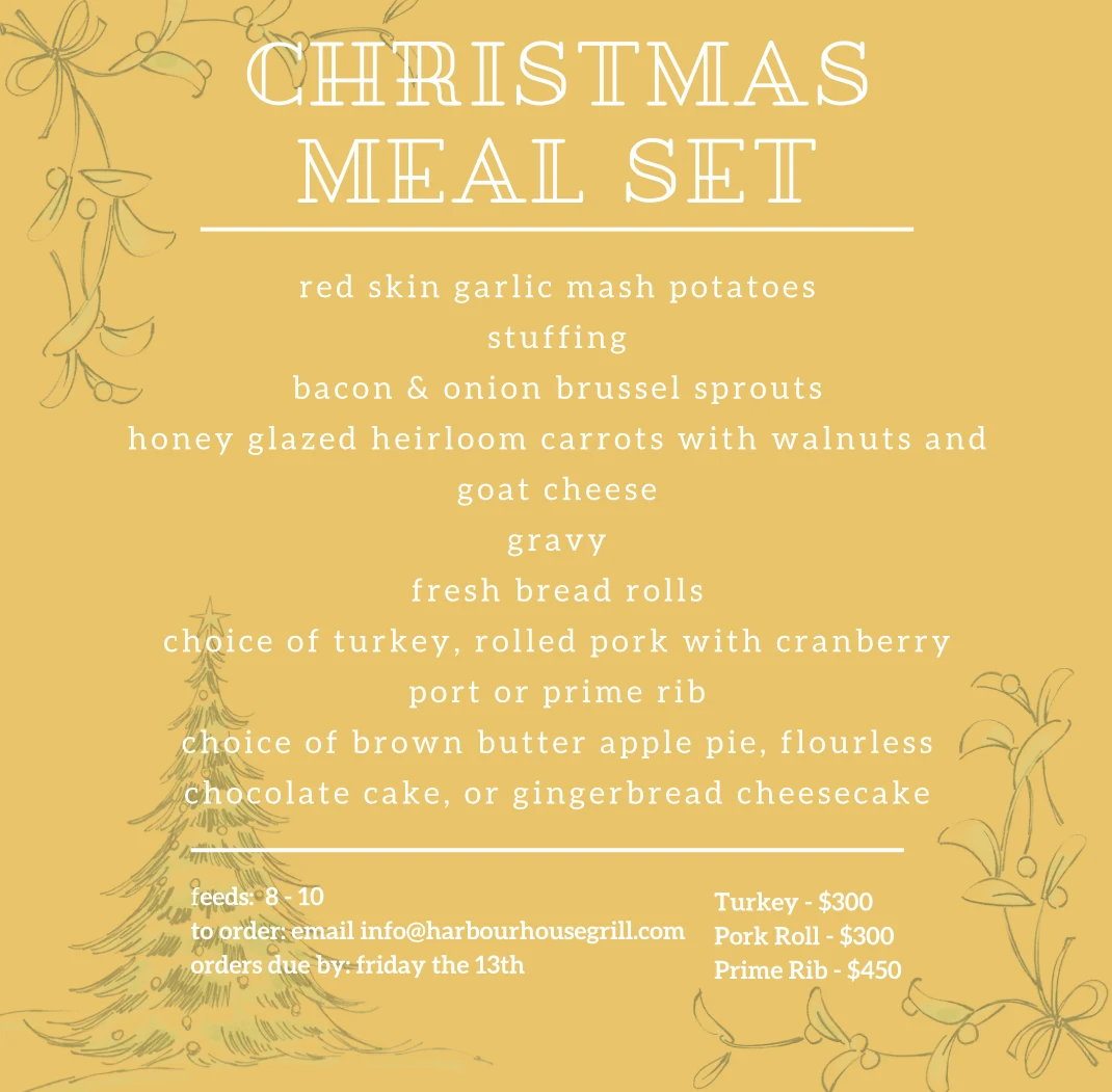 Menu, Harbour House Tap & Kitchen