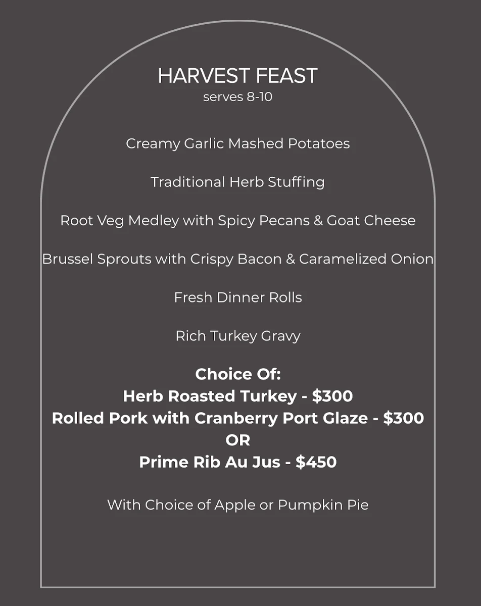 Menu, Harbour House Tap & Kitchen