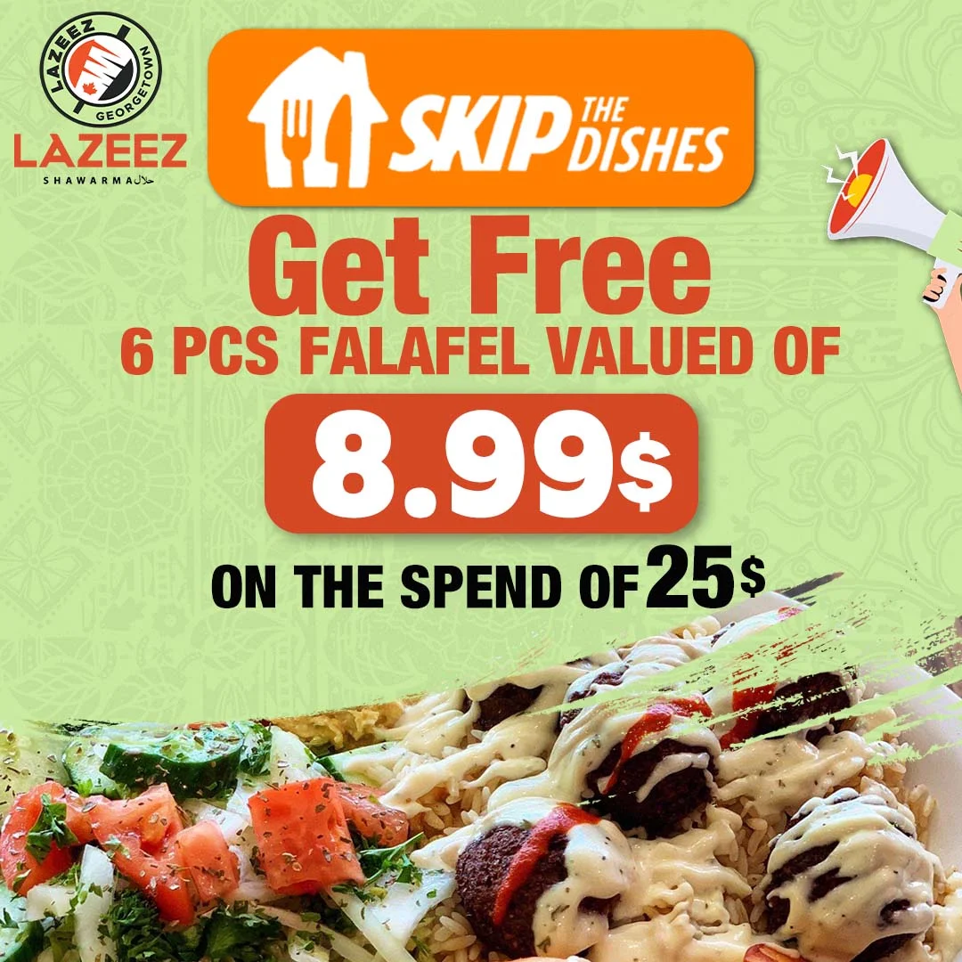 Menu, Lazeez Shawarma