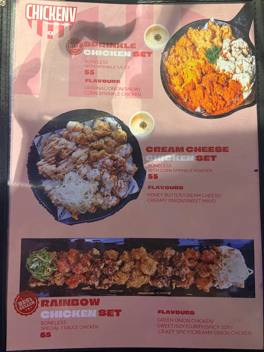 Menu, Chicken V Sydney
