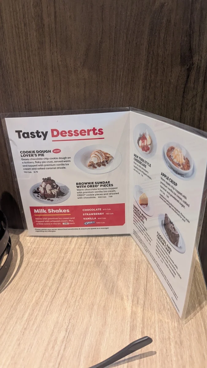 Menu, Denny's Restaurant Abbotsford - Simon Ave
