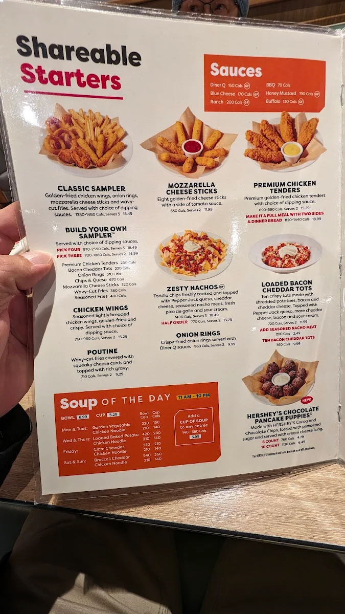 Menu, Denny's Restaurant Abbotsford - Simon Ave