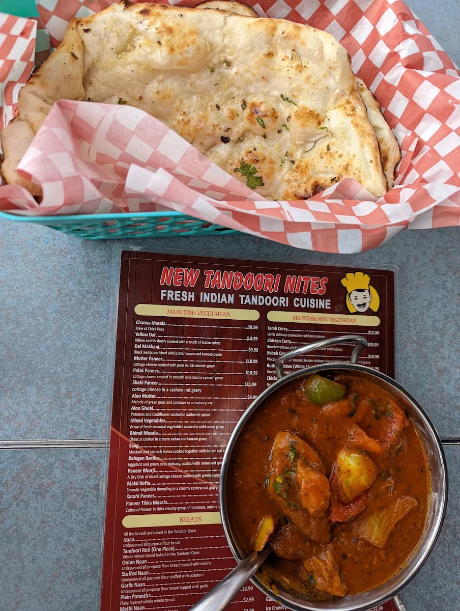 Menu, New Tandoori Nites