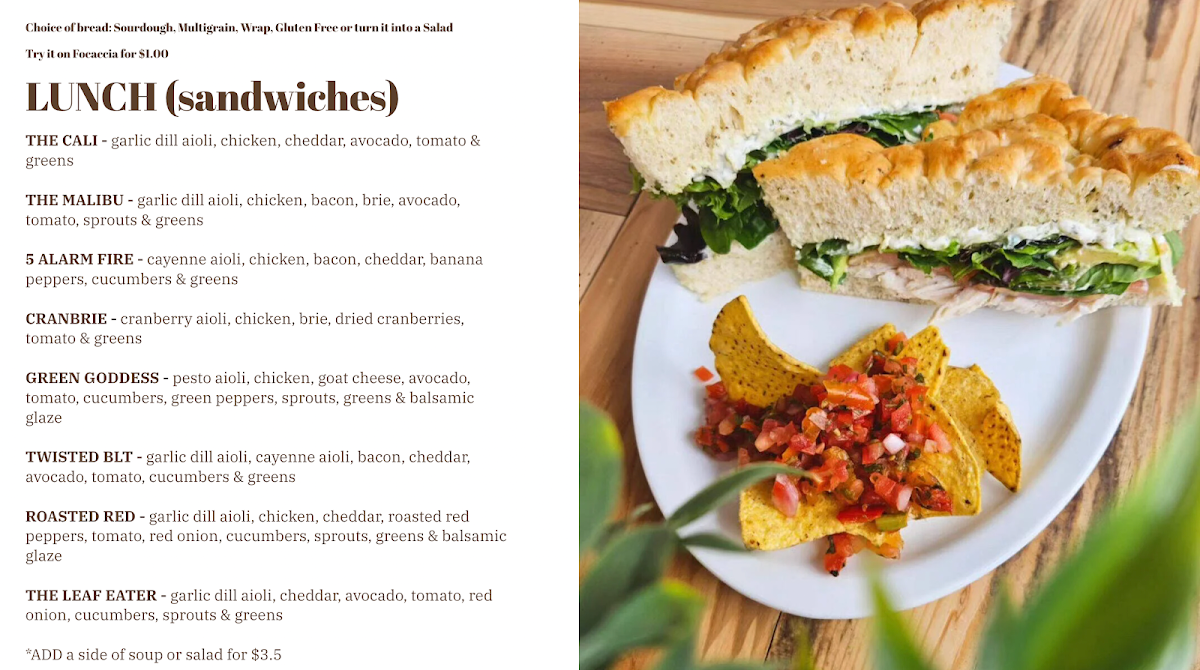 Menu photo 1