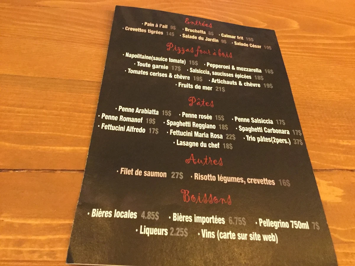 Menu photo 1