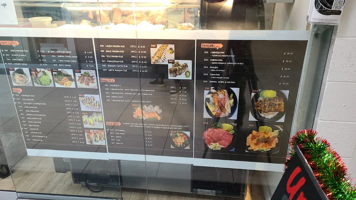 Menu, Umai Sushi