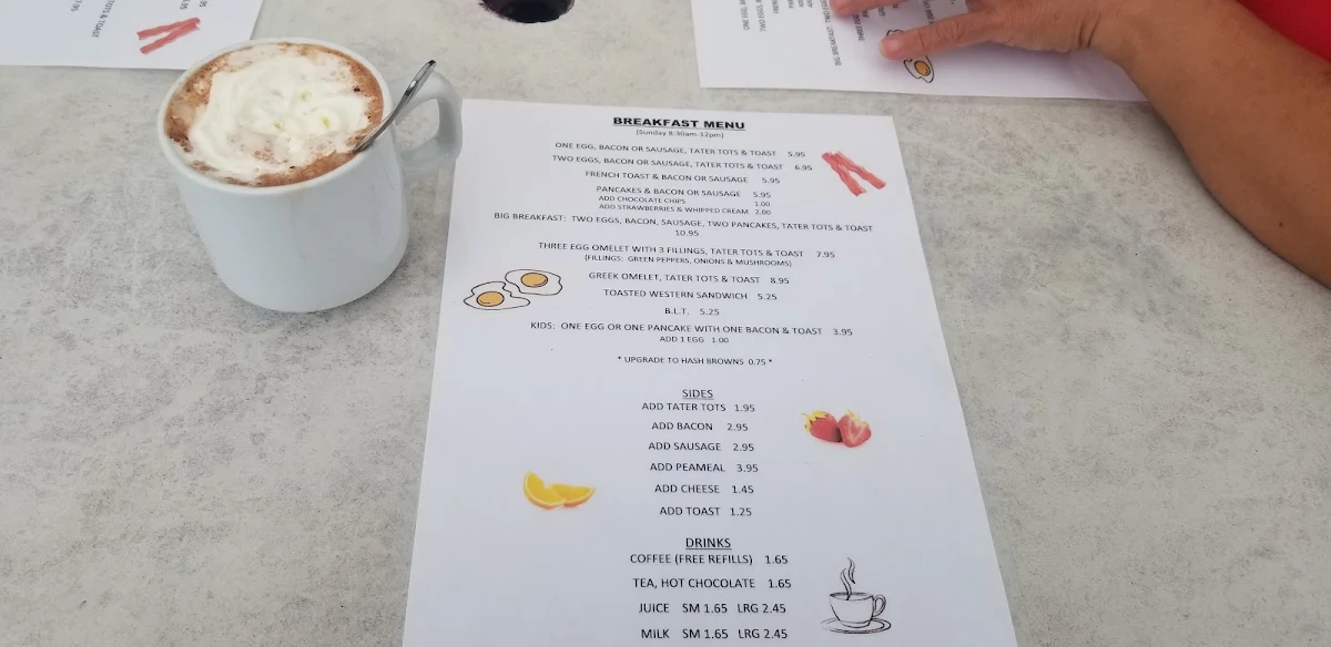 Menu, Scuttlebutt Tap & Eatery