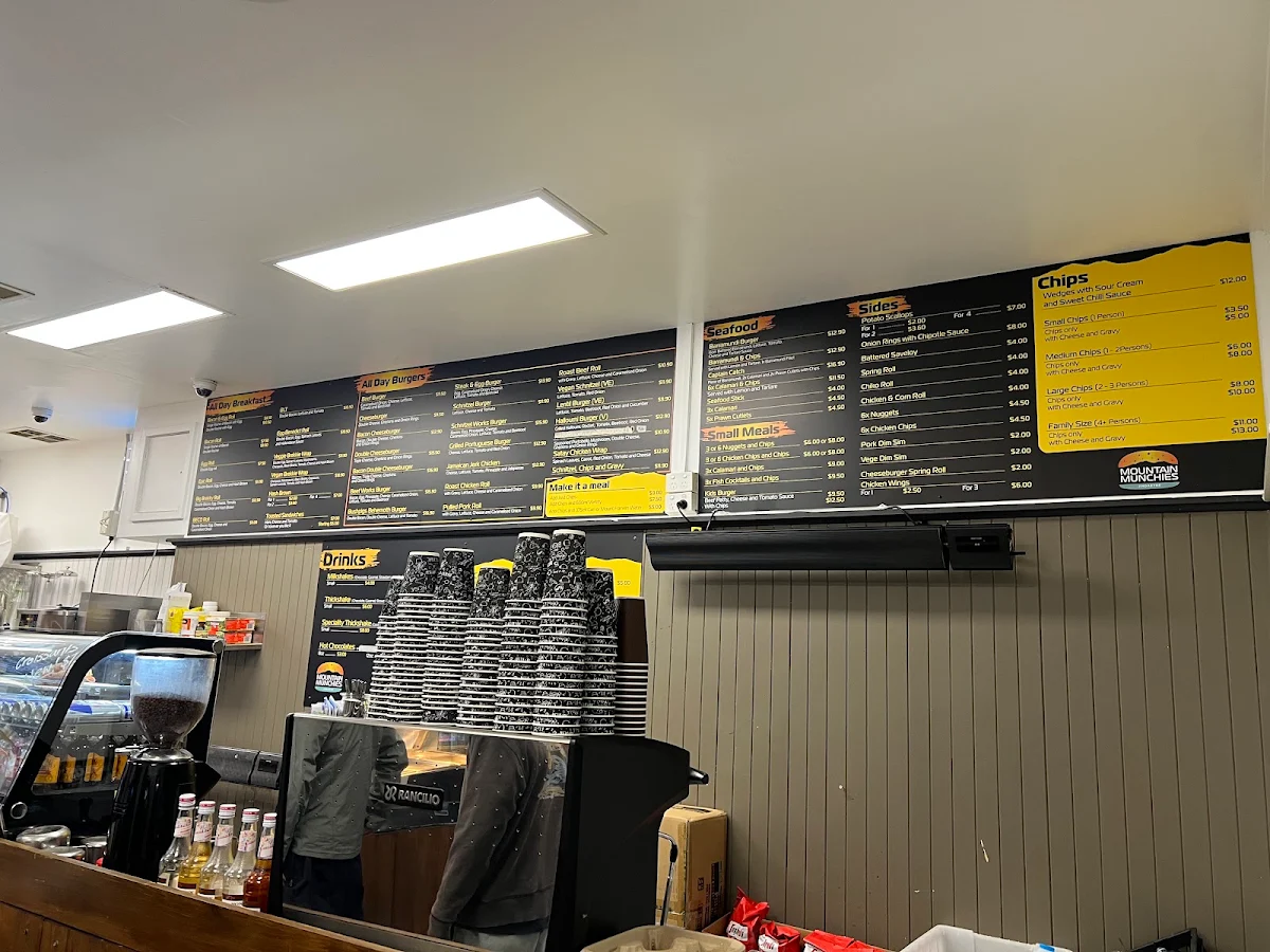Menu, Mountain Munchies