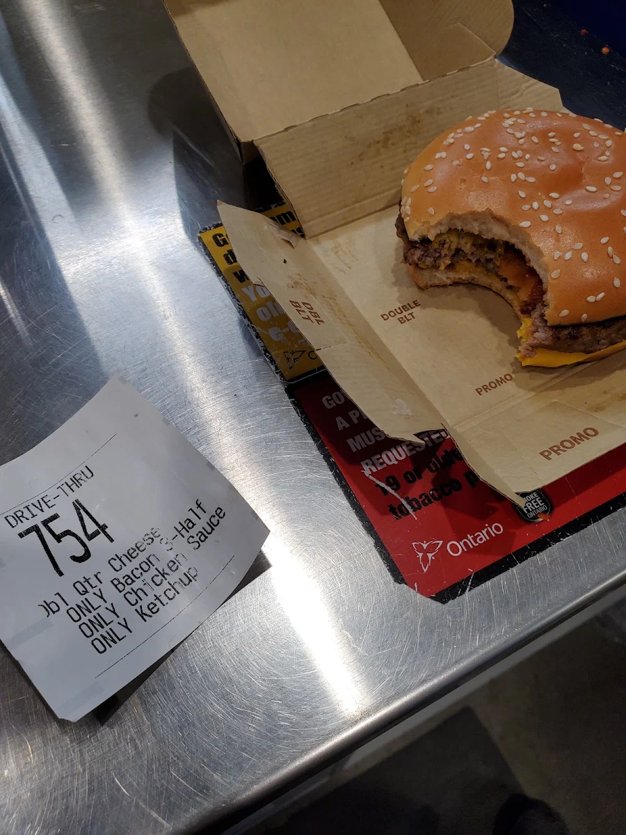 Menu, McDonald's