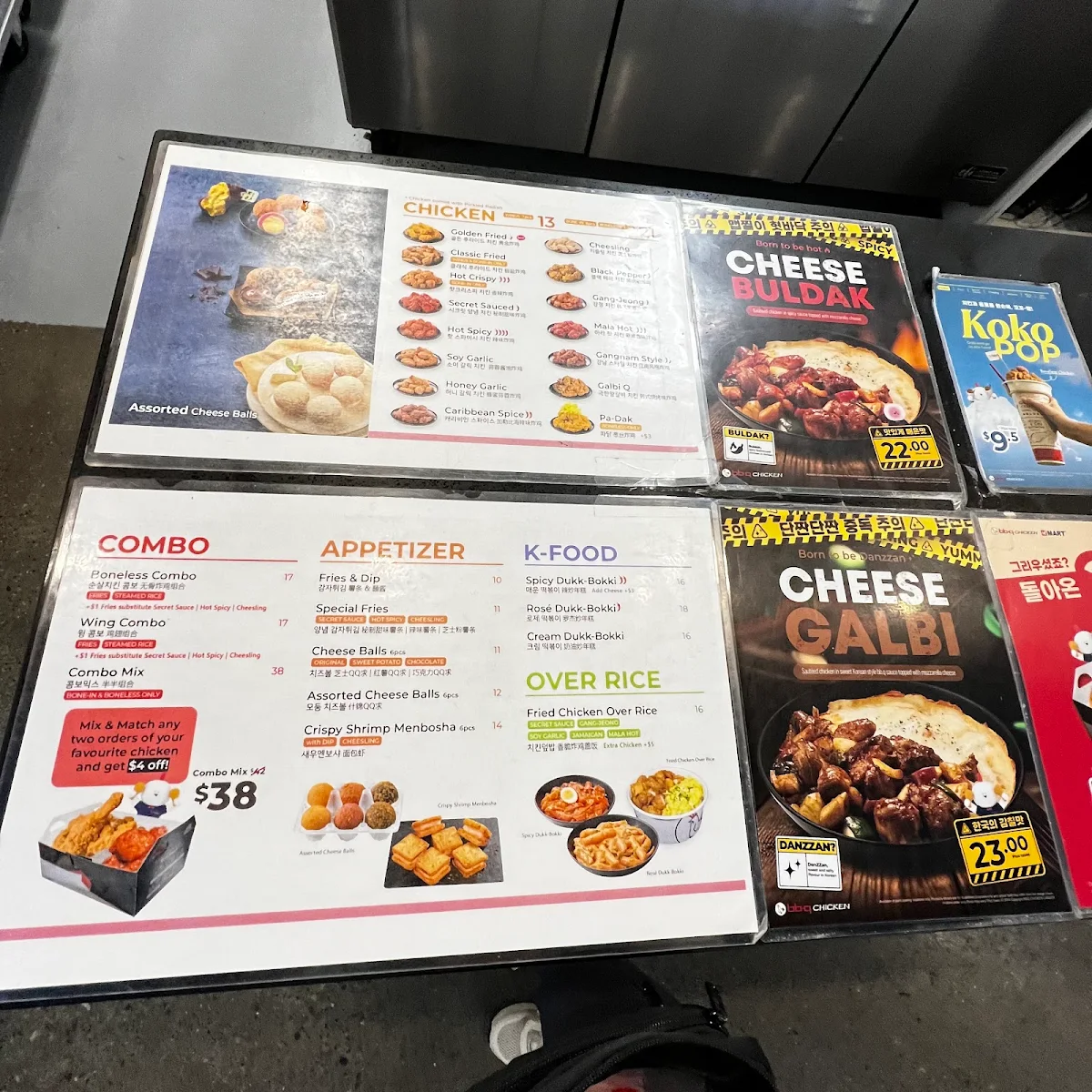Menu, BB.Q Chicken