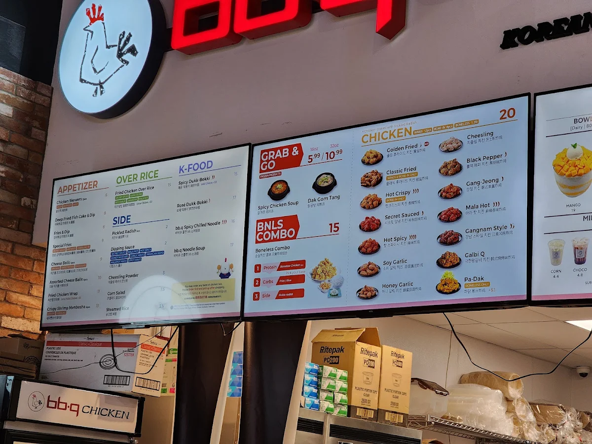 Menu, BB.Q Chicken