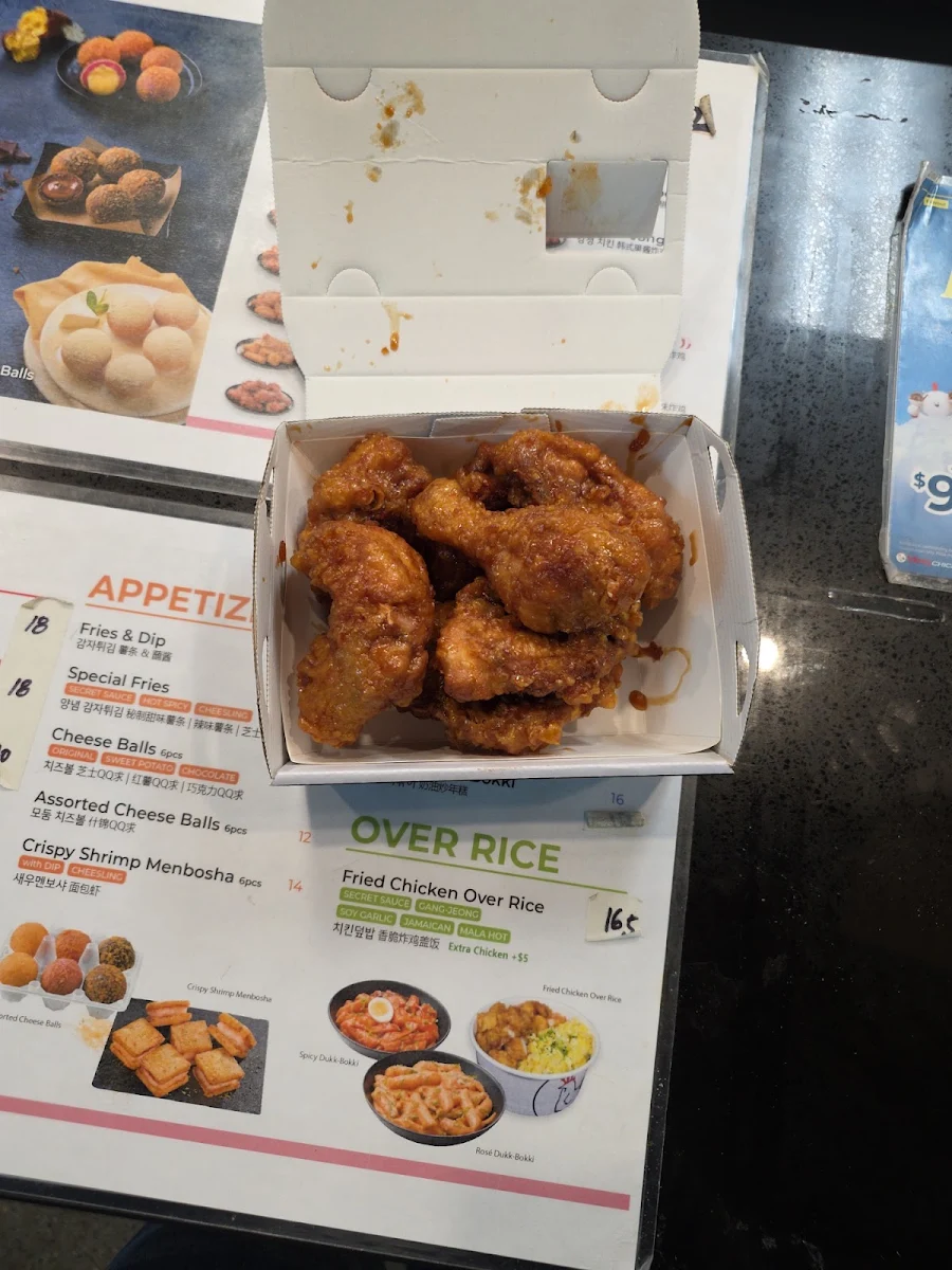 Menu, BB.Q Chicken