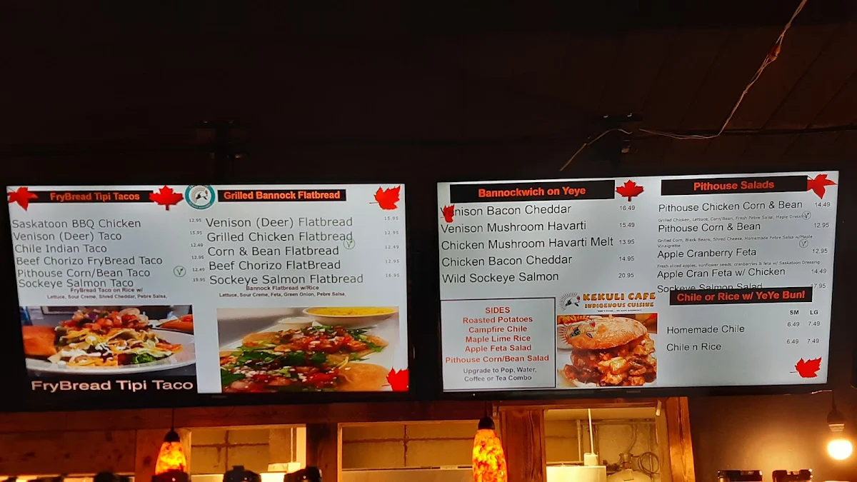 Menu, Kekuli Café Coffee- Merritt