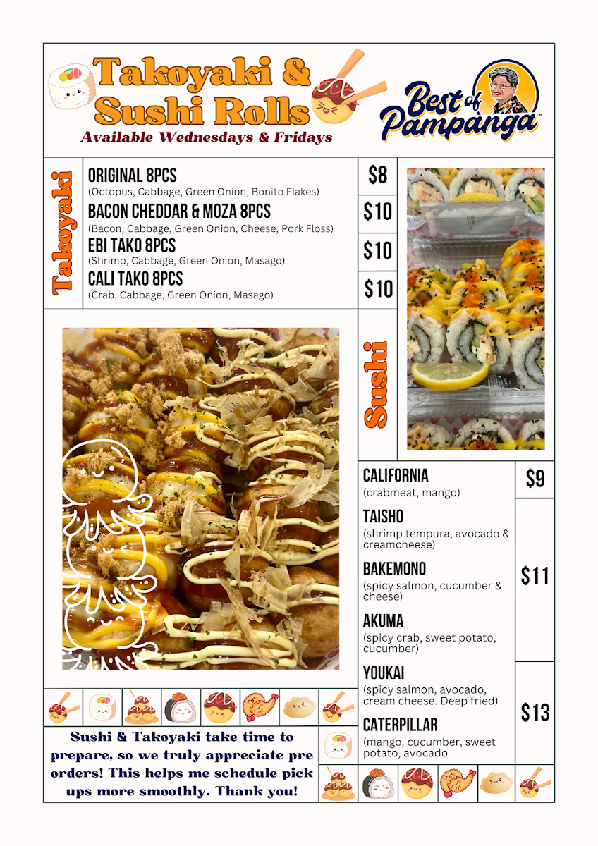 Menu, Best of Pampanga