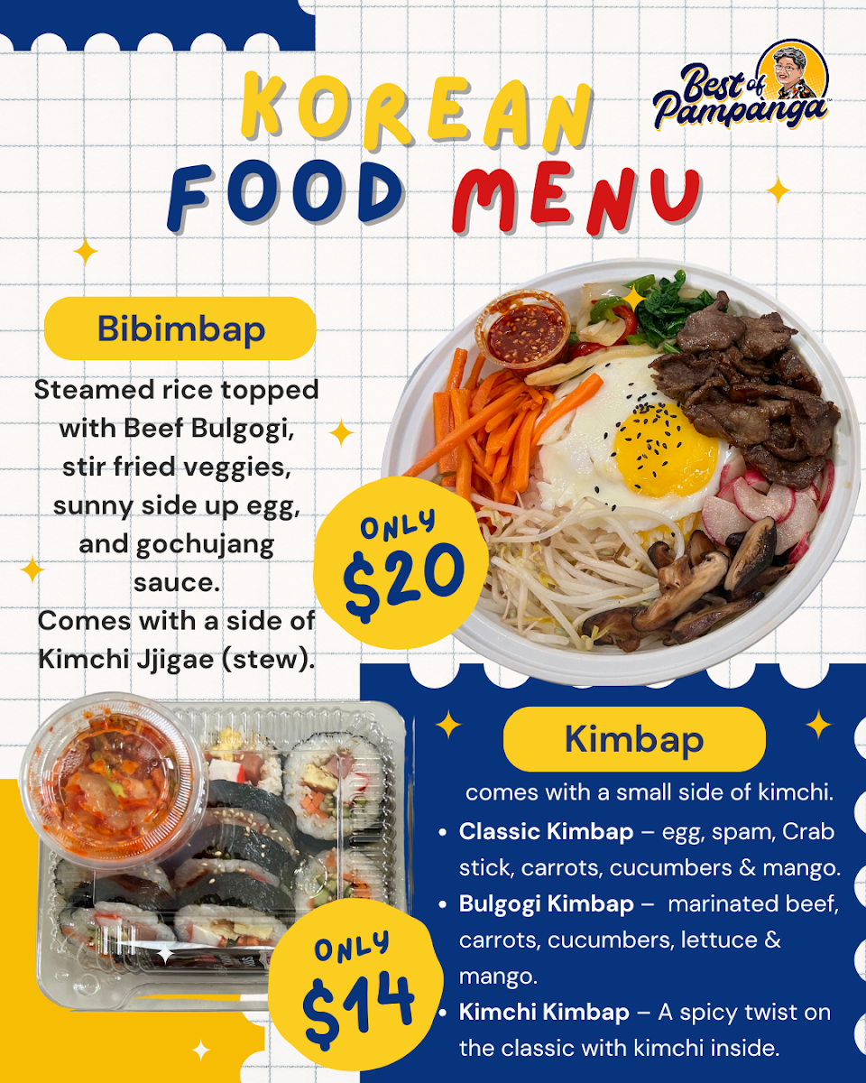 Menu, Best of Pampanga