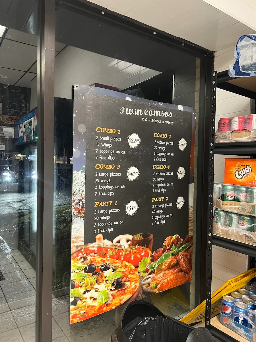 Menu, Pizza CraviN