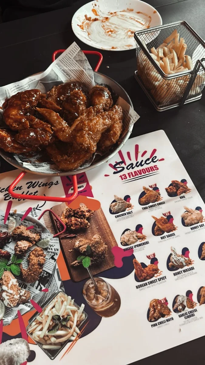 Food & drink, BUFWIN —chicken buffet & beer. Halal food