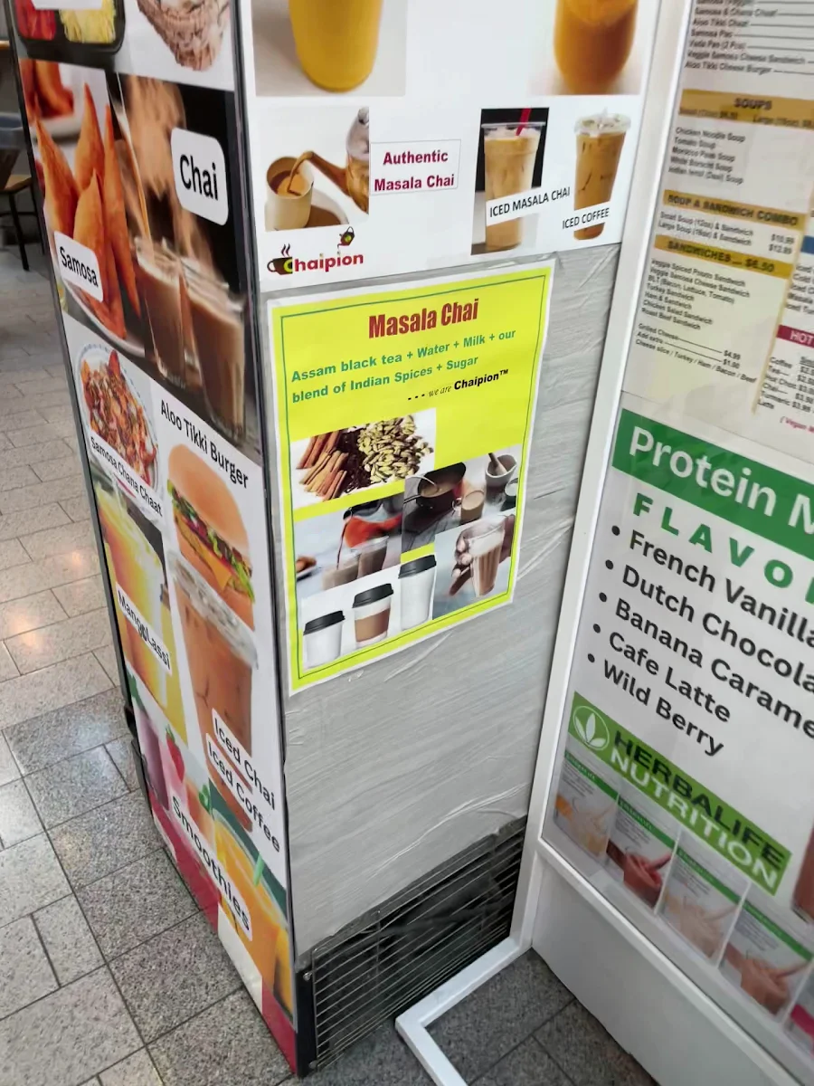 Menu, Chaipion Cafe