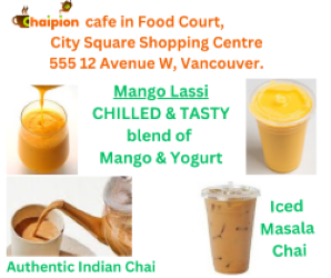 Menu, Chaipion Cafe