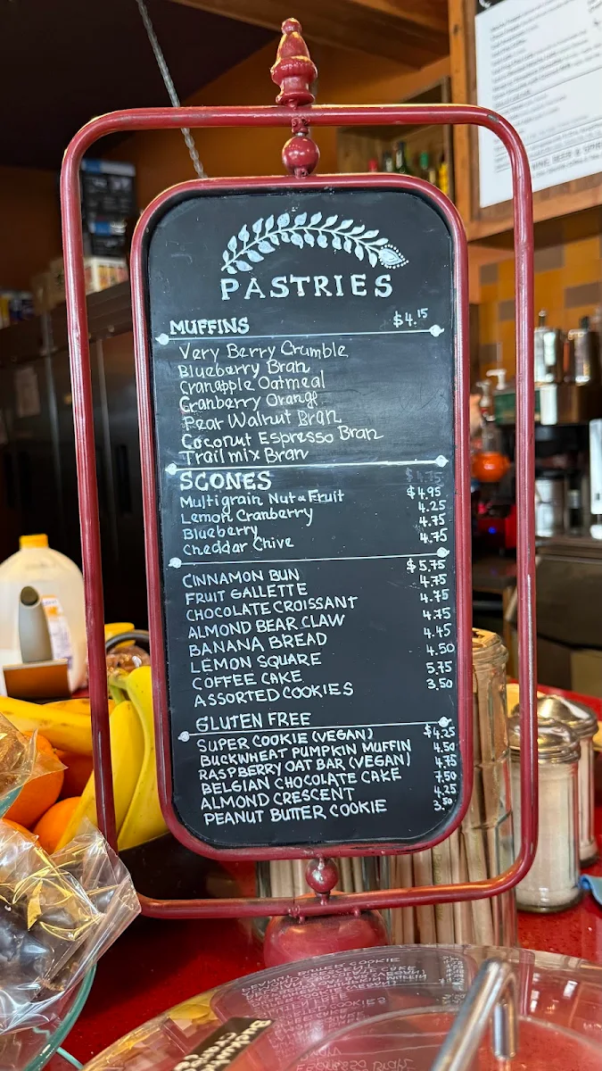 Menu, Wood N Frog Coffee Company