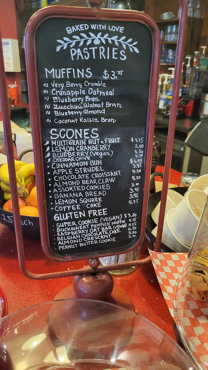Menu, Wood N Frog Coffee Company