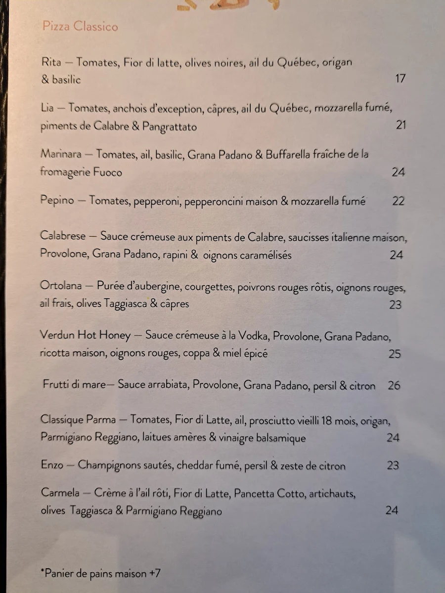 Menu photo 1