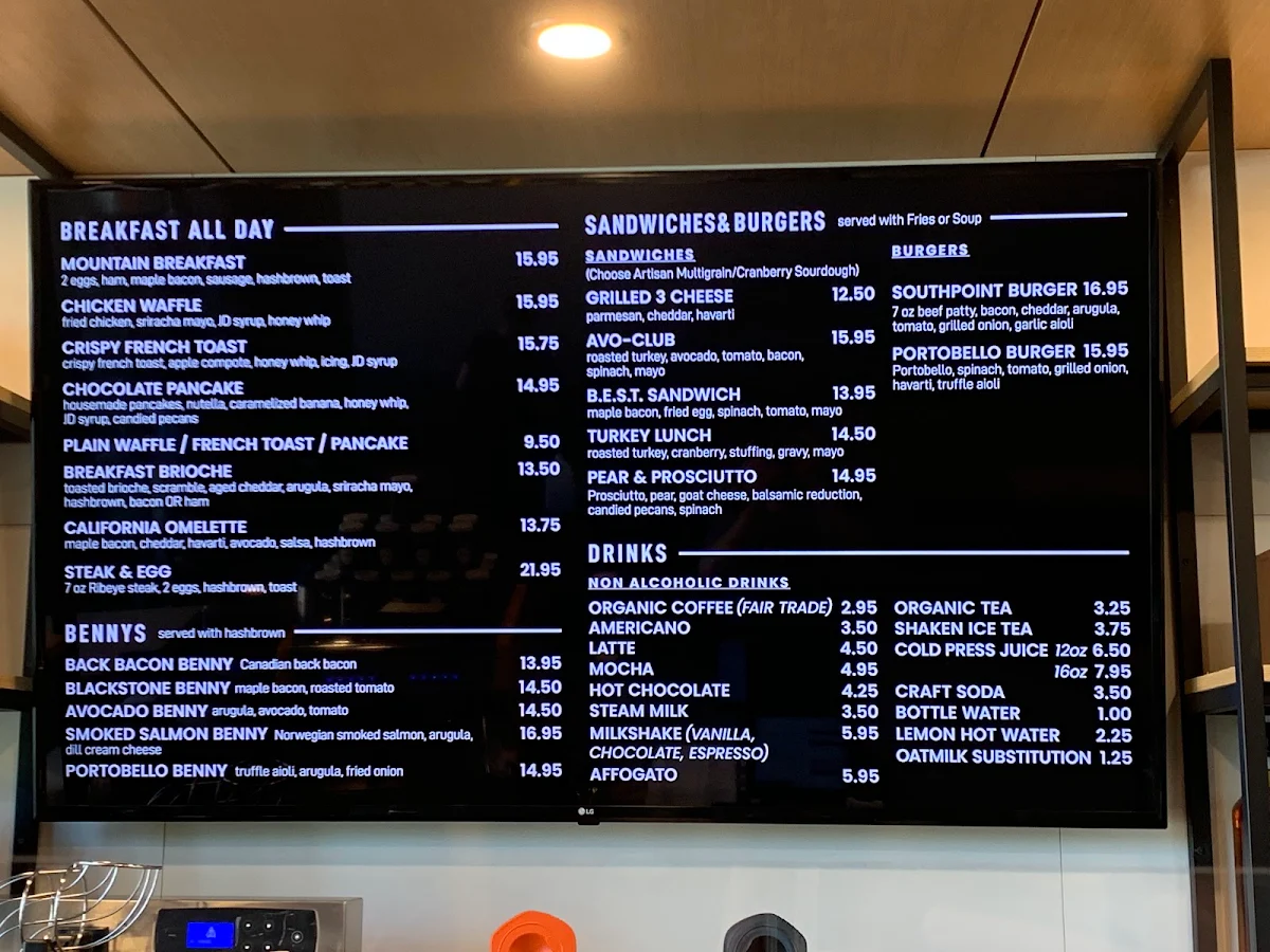 Menu, Eggcetra Breakfast Cafe