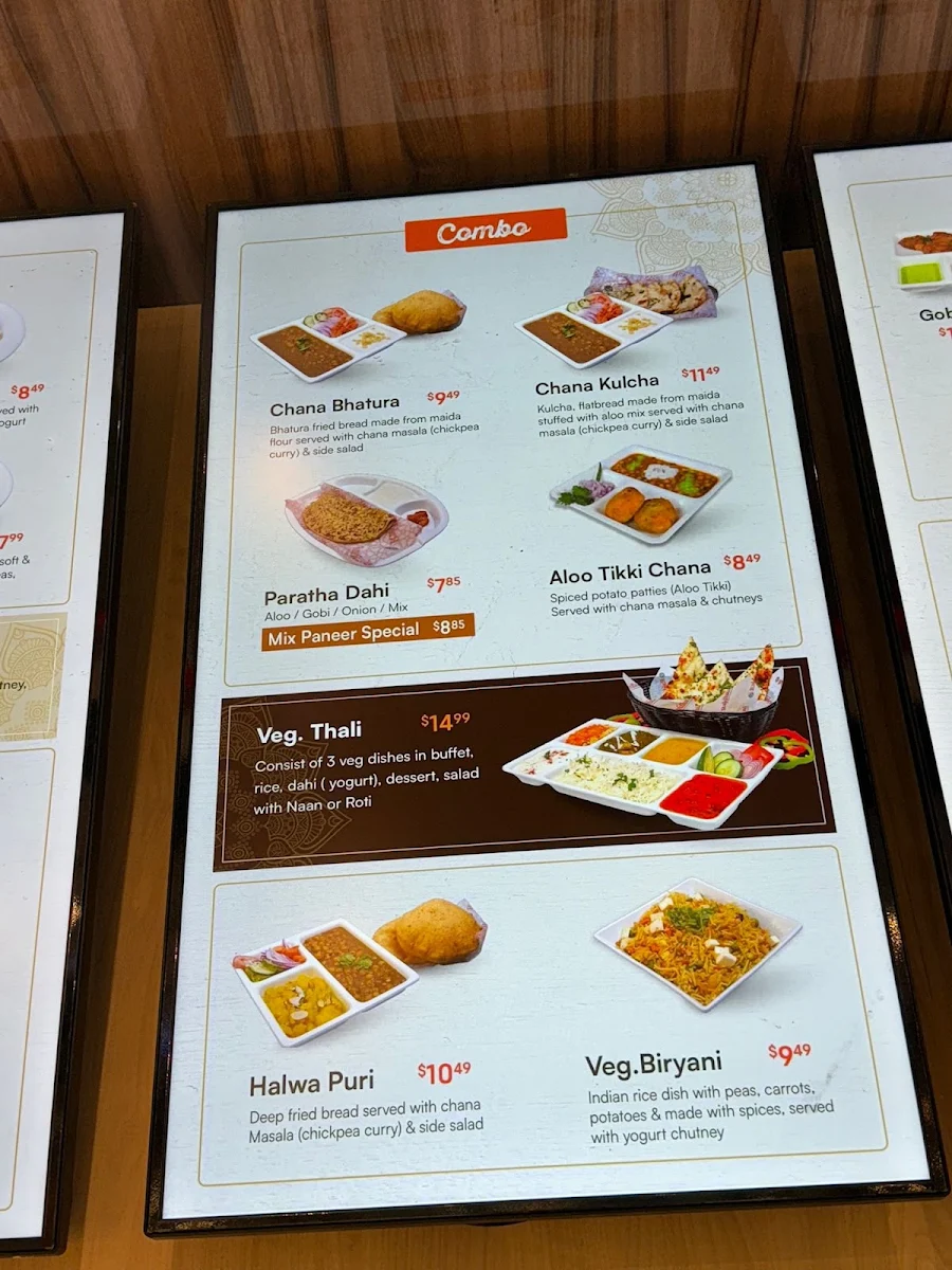 Menu, Rajdhani Sweets & Restaurant | Dundas West