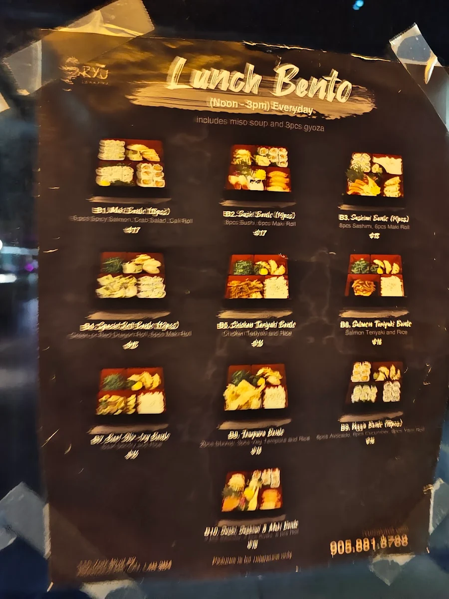 Menu, Nomé Izakaya (Don Mills)